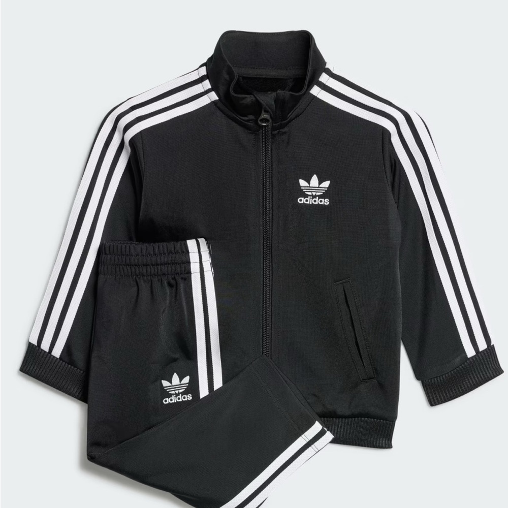 Adidas Black and White Athletic Set
